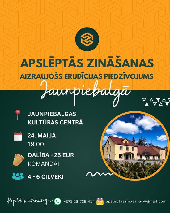 Komandas dalība spēlē Jaunpiebalgā - 24.05.